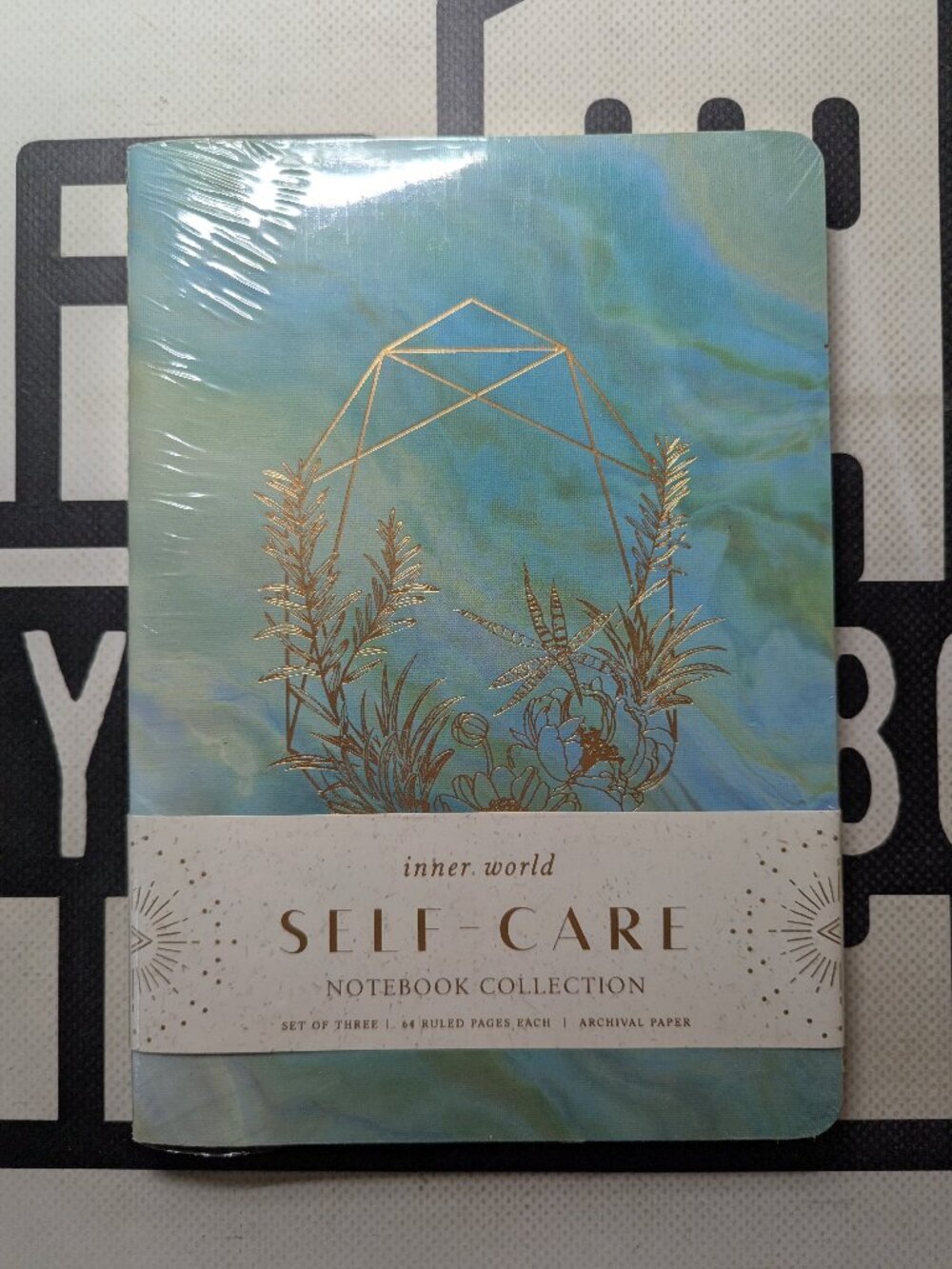 Inner World Self-Care Notebook Collection Set of Three NEW! 64 Ruled Pages Each